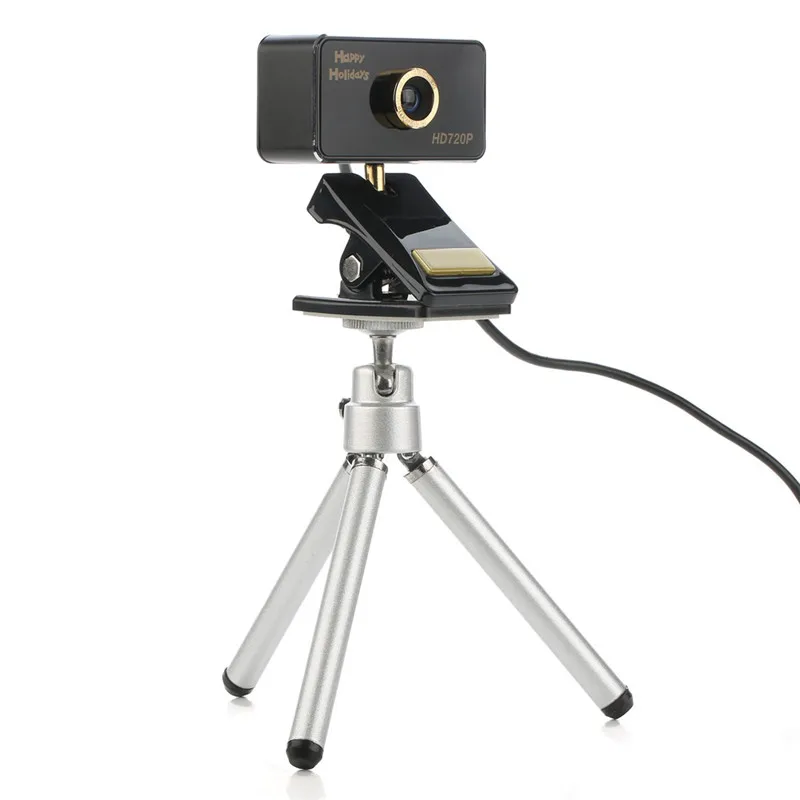 

HIPERDEAL USB HD Webcam 720P Digital Video Web Camera with Built-in Sound Digital LED