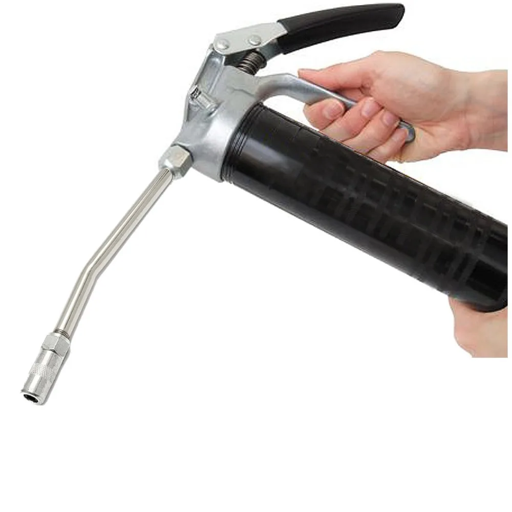 2PCS 135mm Iron Grease Gun Tube Hose Rigid Tube with Galvanized Iron