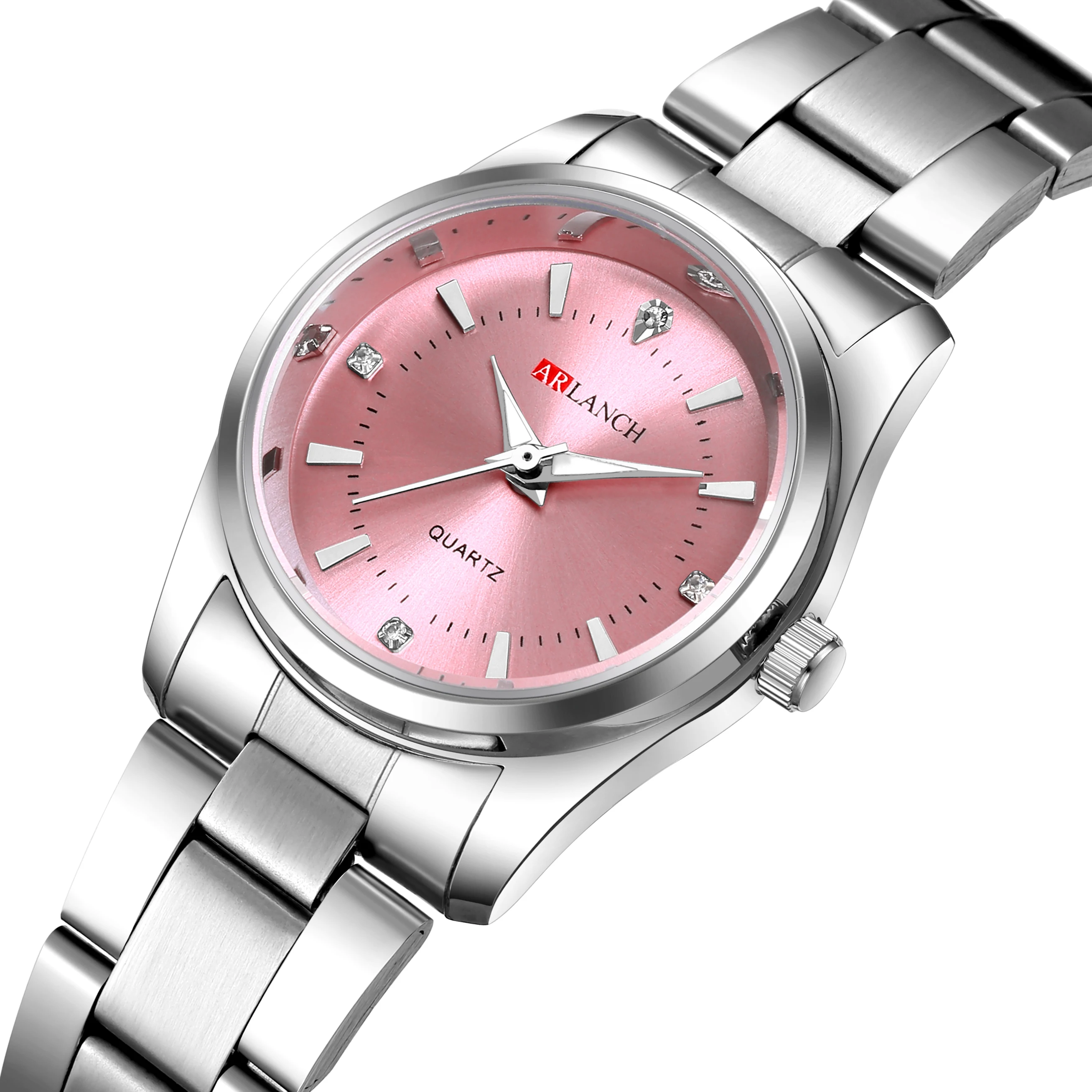 

Fashion top hot sale diamond luxury trend stainless steel strap women watch ladies sports military quartz watch gift Relogio