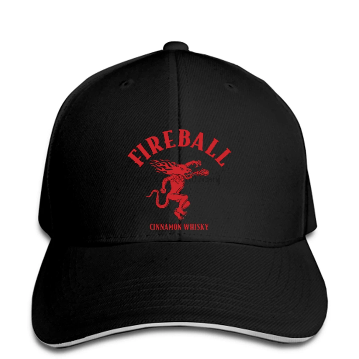 

Baseball cap Fashion's s Fireball Whiskey Logo Print hat for Mens