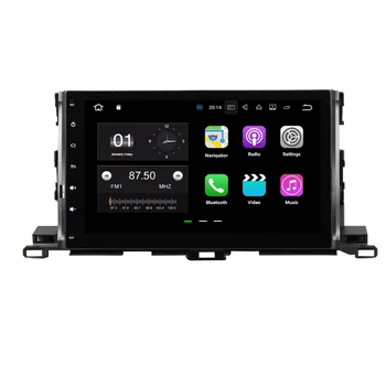

10.1" Octa Core Android 9.0 Car GPS radio Navigation for Toyota Highlander Kluger 2014-2016 with 4G/Wifi, DVR OBD