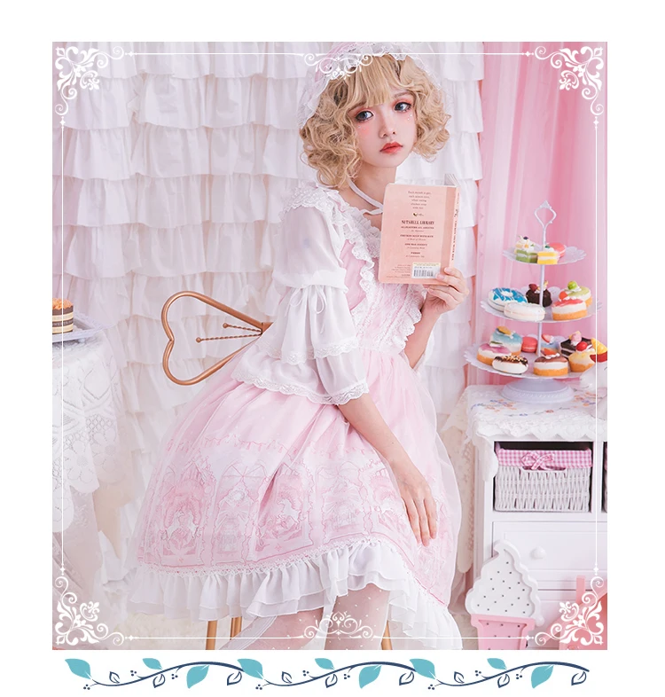 Vestido Longo Vadim/ ; оригинальные платья Лолиты; Jsk; платье принцессы с тонкими лямками для девочек; Новинка года