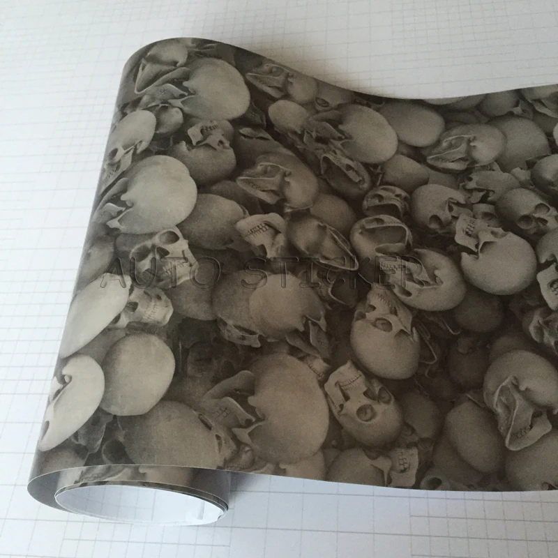 Graffiti Skull Camouflage Vinyl 11