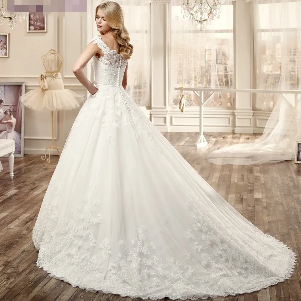 Vestidos-de-novia-A-Line-Brand-Wedding-Dress-with-Lace-Appliqued-Vintage-Wedding-Dress-Bridal-Gown
