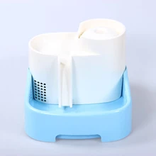 Small Dog Bowl Automatic Water Feeder Drinker Plastic Dog Feeder Cat Food Dispensers Pet Bowl Bebedouro Pet Product 50Z0586