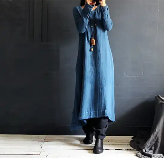 14 New Arrivals Women S Long Dresses Linen Dresses Ladies One Piece Dresses Long Gown Long Gown Linen Dresslong Dress Aliexpress