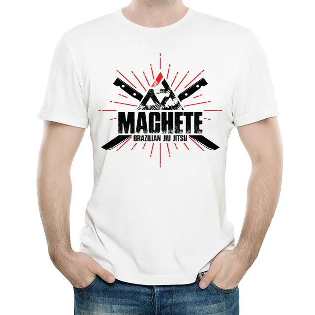 Machete T Shirt Casual Mens Fashion Short Sleeve Movie Machete Logo T