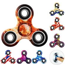 New Luminous Fidget Puzzle Spinner Glowing Light Fidget EDC Hand Finger Spinner Relieve Stress Gyro For Adult Kid Child Toy Gift