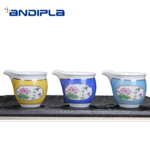 300 мл Цзиндэчжэнь ручная роспись эмаль цвет керамический фарфор кунг-фу чайный сервиз аксессуары ярмарка чашка кофе заварочный чайник Pu'er кружка