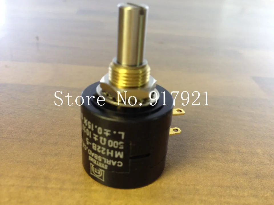 

[ZOB] HELICALOHM MH22B-5 500 ETI SYSTBMS 0.15% ohm potentiometer switch imports