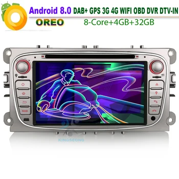 

Android 8.0 Autoradio GPS DAB+ Car Multimedia player FOR Ford Focus C/S-Max Mondeo Galaxy CD Canbus SD WiFi 3G 4G DVR OBD BT