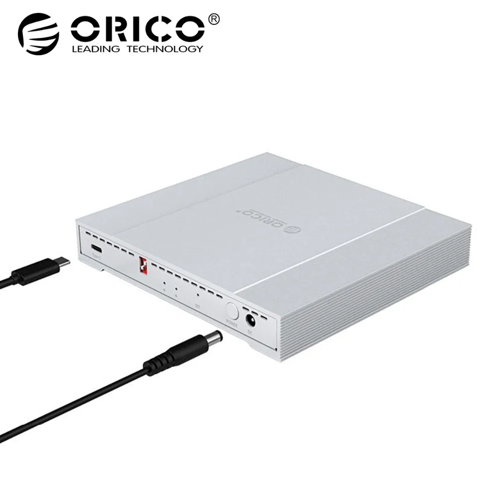 

ORICO Dual-bay HDD Enclosure Aluminum 2.5 inch USB3.1 Type-C 10Gbps RAID 2TB*2 External Hard Drive Enclosure (2529RC3) HDD Case