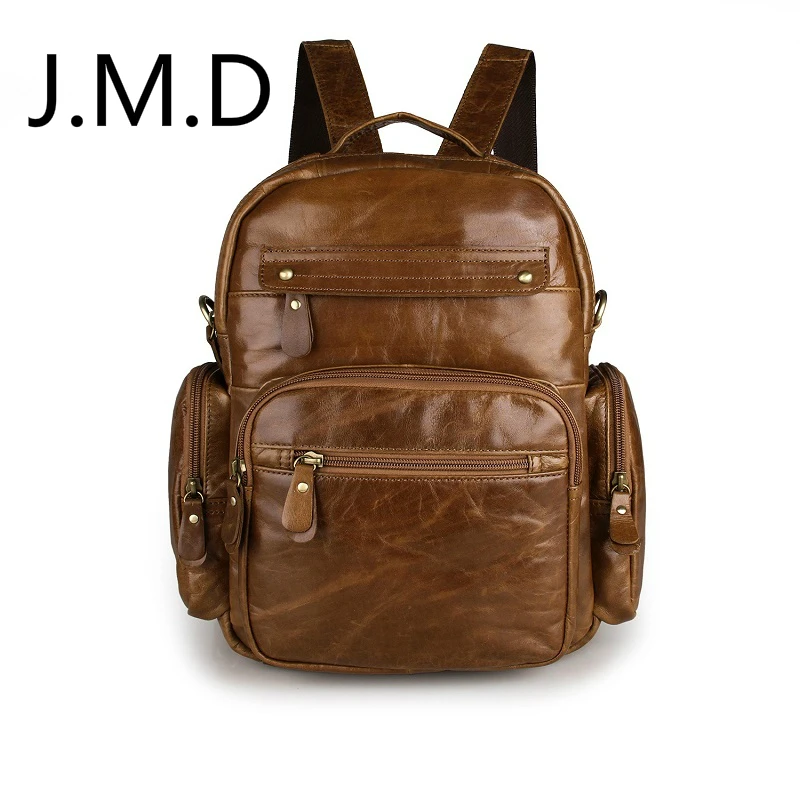 

J.M.D New Arrival 100% Men's Fashion Leather Bag Genuine Leather Shoulder Bag Messenger Backpack Laptop Bag