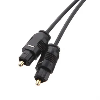 

Hot 3 FT 1.1M Metre Digital Fibre Optical Audio Toslink SPDIF MD DVD Cable Lead Plug