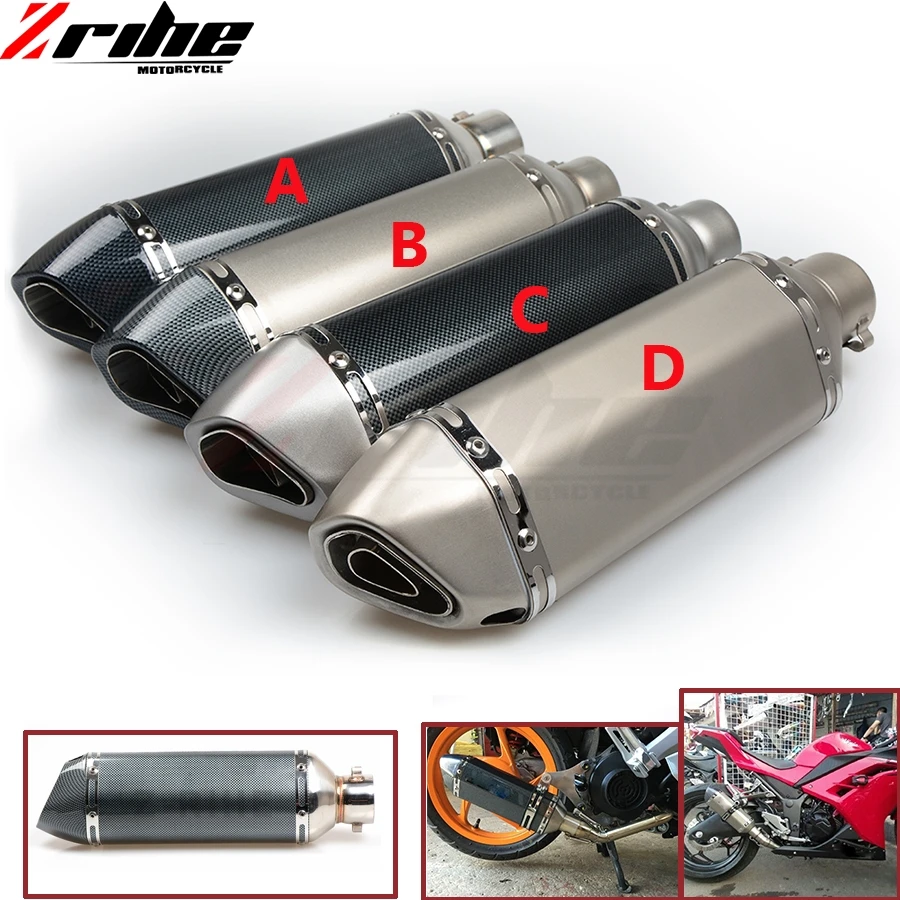 Универсальный глушитель для мотоцикла 51 мм на входе honda cbr600rr cbr954rr cbr 600 954 rr NC700 S X