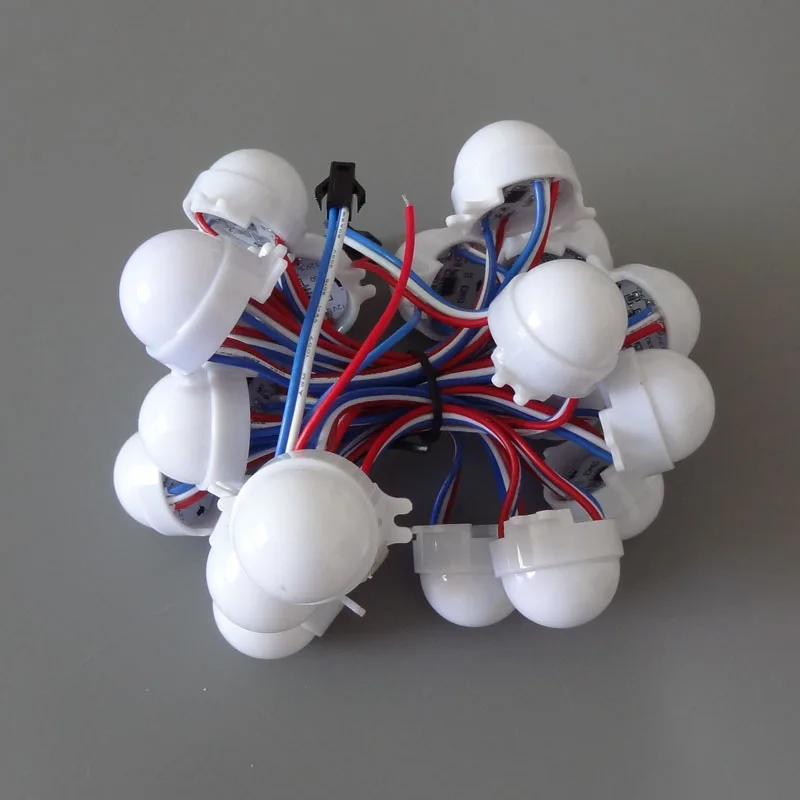 

30mm diameter; 12V;WS2811 IC3;addressable led smart module;0.72W;RGB full color;milky cover
