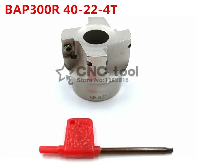 BAP300R-40-22-4T 90 градусов прямоугольный плечевой Торцевой фрезерный резак с ЧПУ