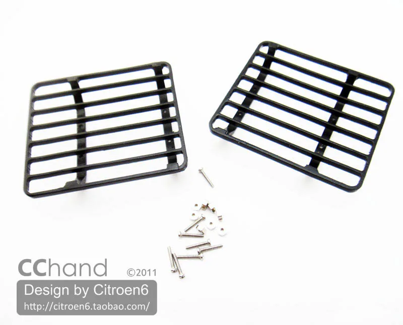 CChand Tamiya RC4WD G2 &amp amp land rover Land Rover D90 металлическая решетка фары RC Автомобильная