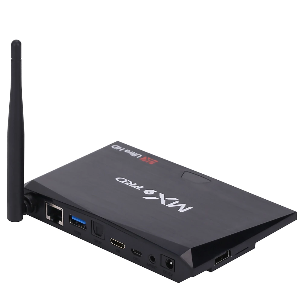 MX9 Pro 4GB 32GB Android 7.1 TV Box RK3328 Quad Core WiFi Bluetooth USB 3.0 Media Player H.265 VP9 HDR 4K HD Smart Set top box