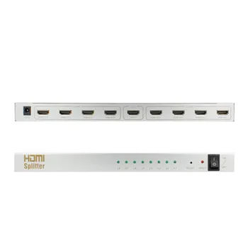 

HDMI Splitter 1 into 8 out, 4K * 2K HDTV divider / splitter 8, send 2