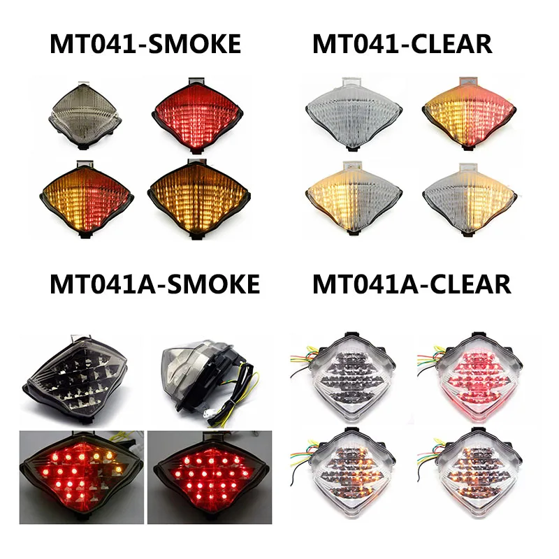 

For Yamaha YZF-R1 2004-2006 Motorcycle Clear LED Tail Light Turning Singal Light Stop Lamp