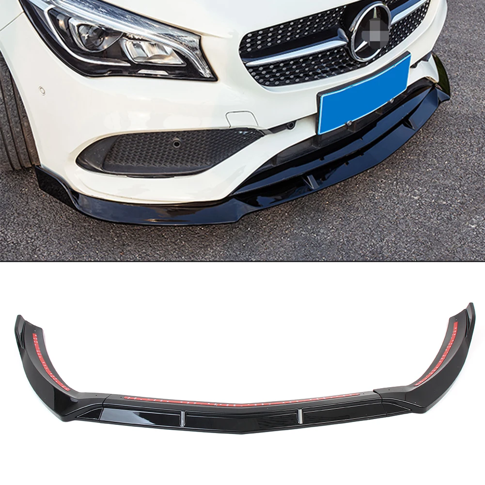 Накладка на передний бампер для Benz CLA 45 AMG W117 CLA200/CLA250 CLA45 бампер AMG CLA180- глянцевый черный общий только