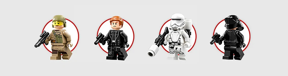 Mailackers 05126 первый заказ Scout Walker 620 шт. блоки Star Wars Игрушки для детей Starwars 75177|Блочные
