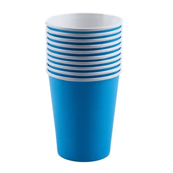 

10PCS Cups Tableware Cups for Home Party Wedding Drinking New Sky blue