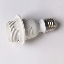 Простой винт преобразования E27 для E27 удлинение основа лампы специальный адаптер держатель лампы головного для абажура 10 шт