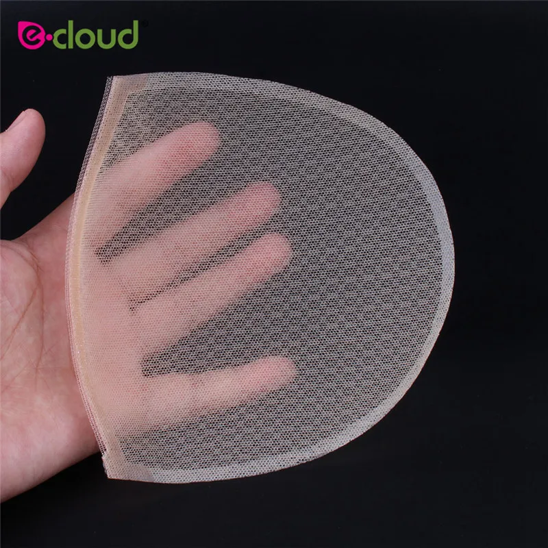 1-5PCS/bag Korean Double side Mono Hairnet For Making Wig Lace Wig Toupee U Part Skin Color Lace Hairnet Material For Wig Caps