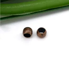 DoreenBeads медные Обжимные бусины Круглые античные медные 1,1 мм 2 мм(1/") Диаметр, 250 шт. Новинка