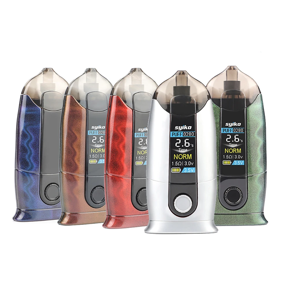 

Original Syiko electric cigarette Alita pod kit 650mAh Battery 2ml capacity atomizer OLED Display All in One Vaporizer vape kit