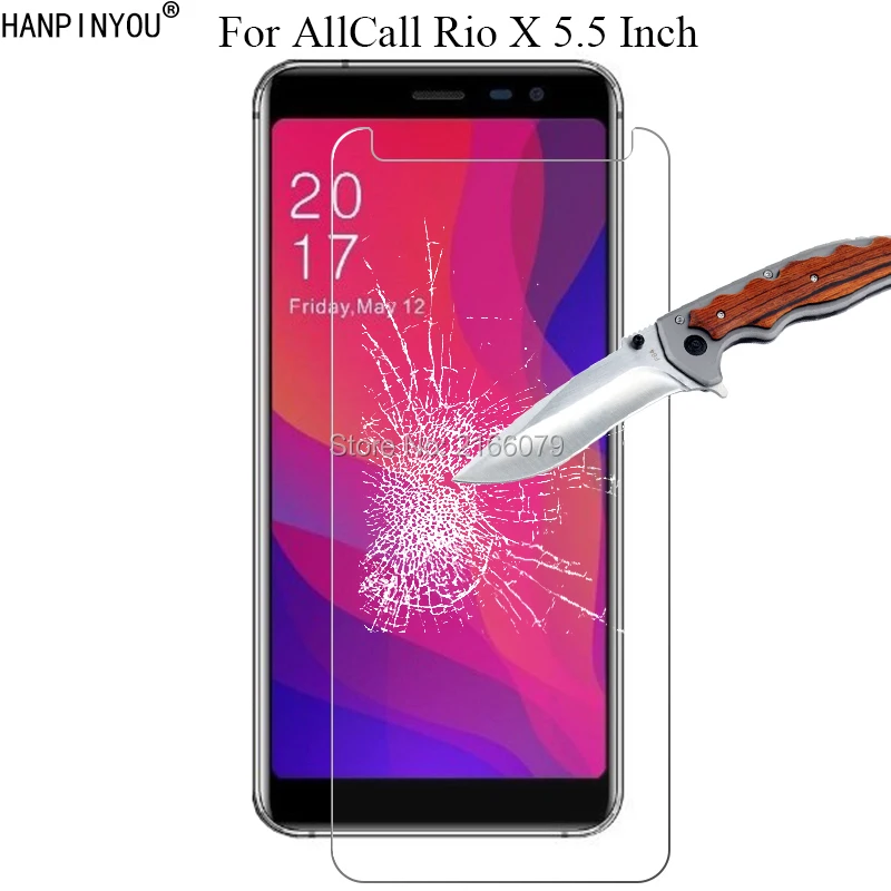 

1 Pc / 2 Pcs 9H 2.5D Tempered Glass Screen Protector For AllCall Rio X 5.5" Protective Film + Clean Tools