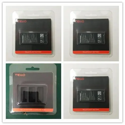 

LeadingStar Drone Spare Parts Battery Manager (1PC) & 3.7V 1100mAH Battery (3PCS) for Tello