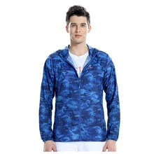 TECTOP летняя одежда для улицы тонкий ветрозащитный Солнцезащитная верхняя одежда(Королевский синий камуфляж S мужской