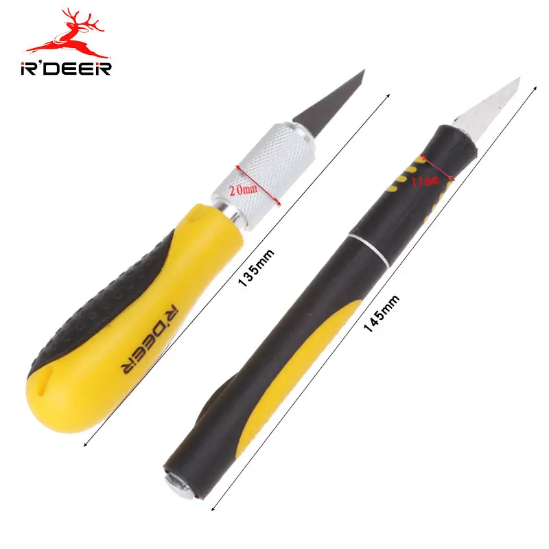 RDEER 14Pcs Gravers Wood Carving Knife Tools Fruit Food Craft Sculpture Engraving Knife SK5 Blades Chisel Craft Tools RDEER 14Pcs Gravers Wood Carving Knife Tools Fruit Food Craft Sculpture Engraving Knife SK5 Blades Chisel Craft Tools