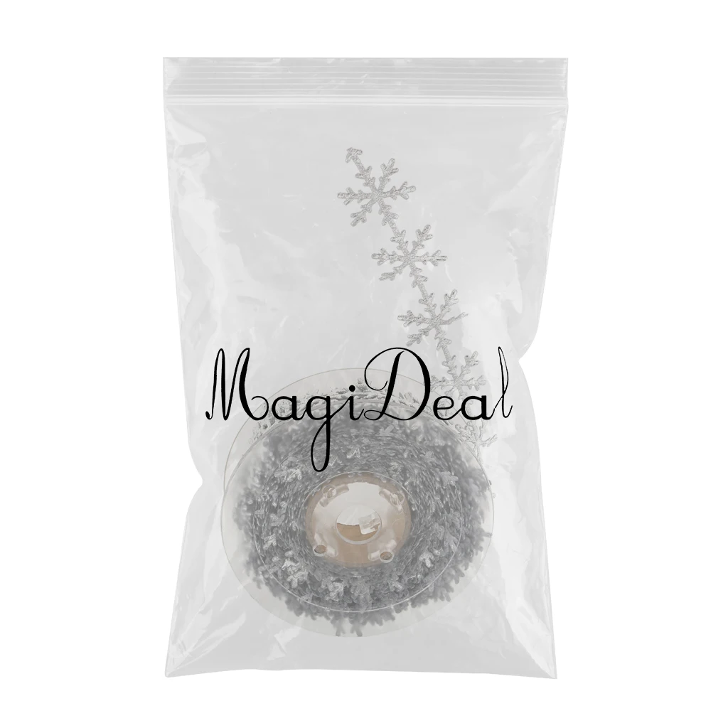 10m Snowflake Christmas Decorations Winter Frozen Festival Ornaments Trims