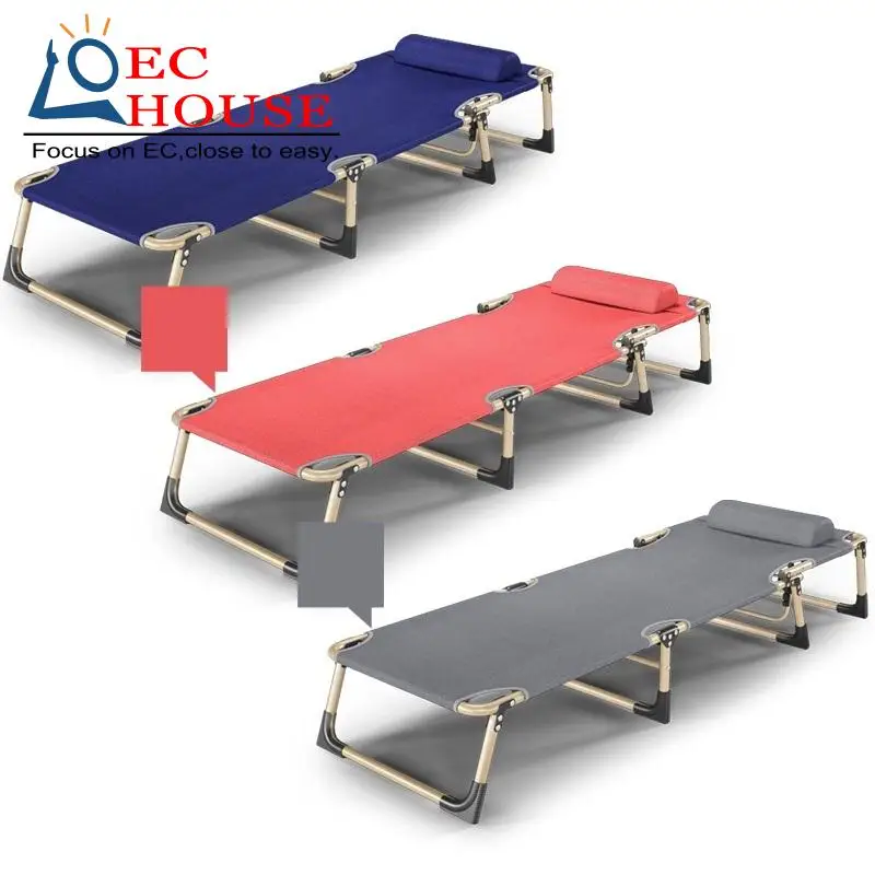 folding bed folding single couch siesta office March accompanying simple reinforcement thick widened version