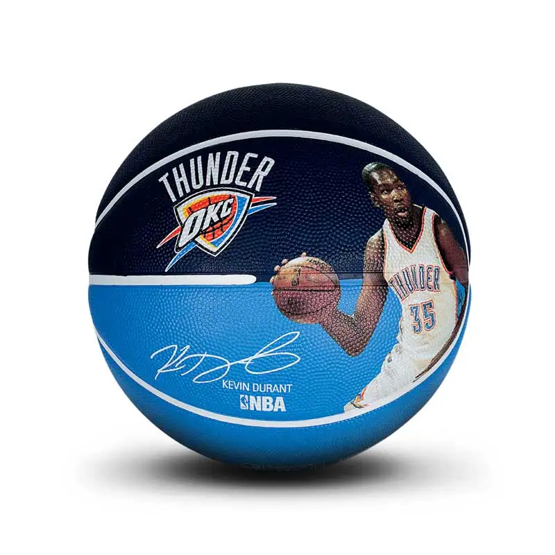 

ORIGINAL SPALDING outdoor Kevin Durant signature basketball official size 7 rubber men's match ball basketbol 83-345Y