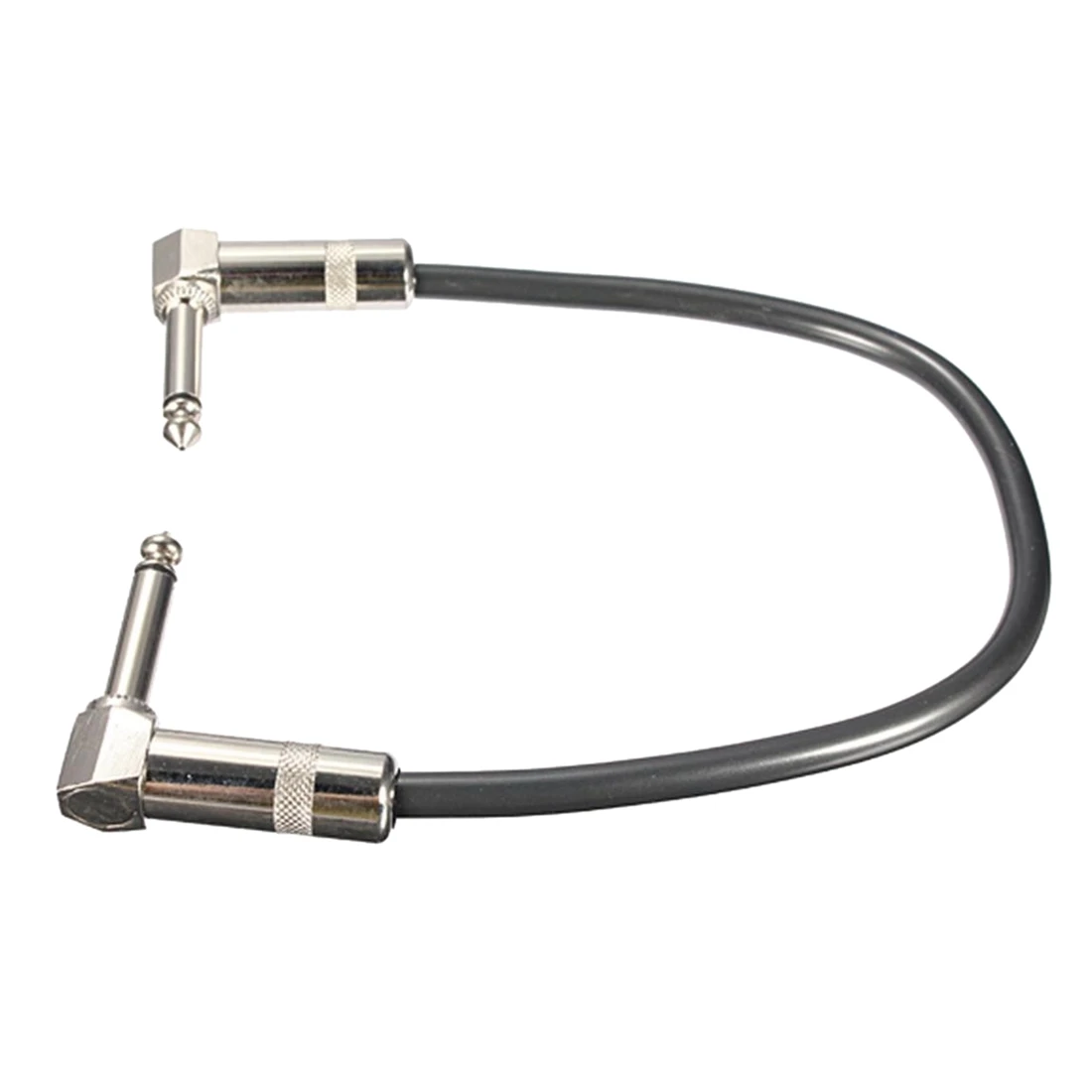 6.35mm 90 degree Right Angle Plug Instrument Guitar Patch Cable Effect