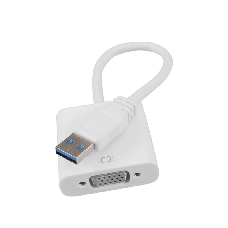 USB3.0 к VGA видео Графический конвертер карты дисплей внешний кабель 1080P Разъемы адаптер для ПК ноутбука