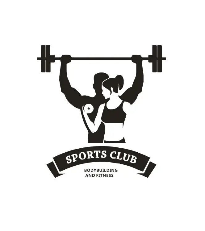Gym Bodybuilding Wall Sticker Fitness Sports Club Logo Wall Decal