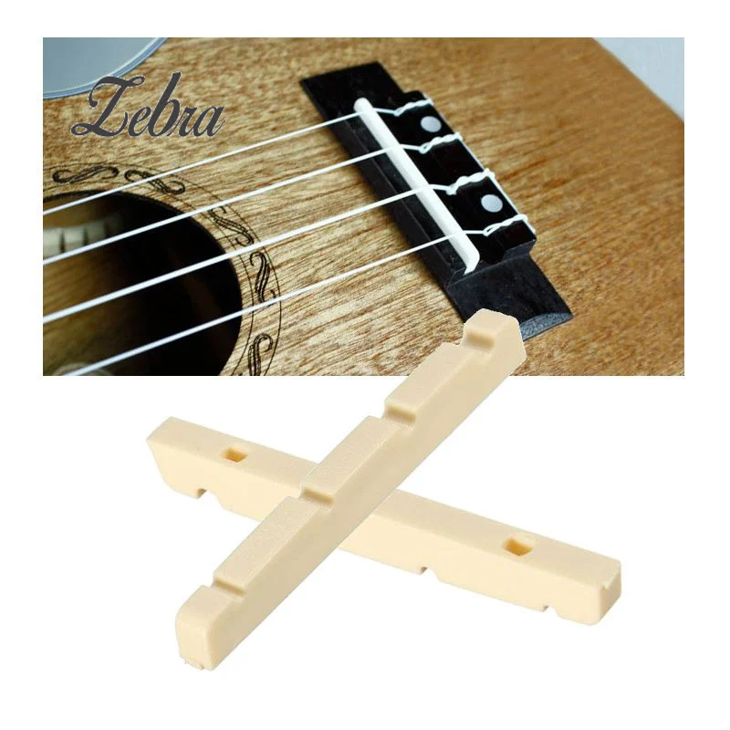4 String Electric Bass Guitar Nuts Slotted 42mm Ivory Guitar Bridge Parts Musical Instrument Nut