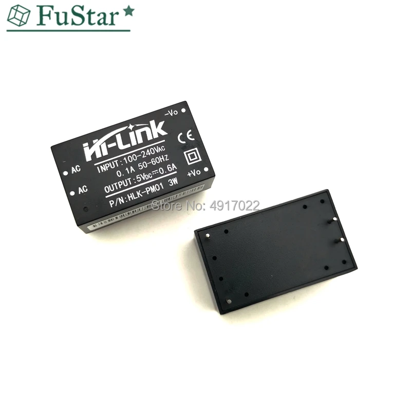 HLK-PM01 HLK-PM03 HLK-PM12 AC-DC 220V 5 V/3,3 V/12 V Мини модуля питания, интеллигентая(ый) бытовой выключатель питания модуль