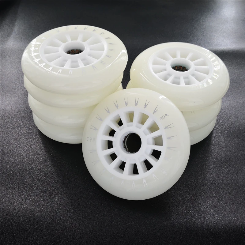 90A 4-LED الخرز الأبيض تألق ضوء مضمنة سرعة التزلج عجلة ل Powerslide ل MPC ل CITYRUN 110 ملليمتر دائم بو زلاجات دوارة 90A 4-LED الخرز الأبيض تألق ضوء مضمنة سرعة التزلج عجلة ل Powerslide ل MPC ل CITYRUN 110 ملليمتر دائم بو زلاجات دوارة