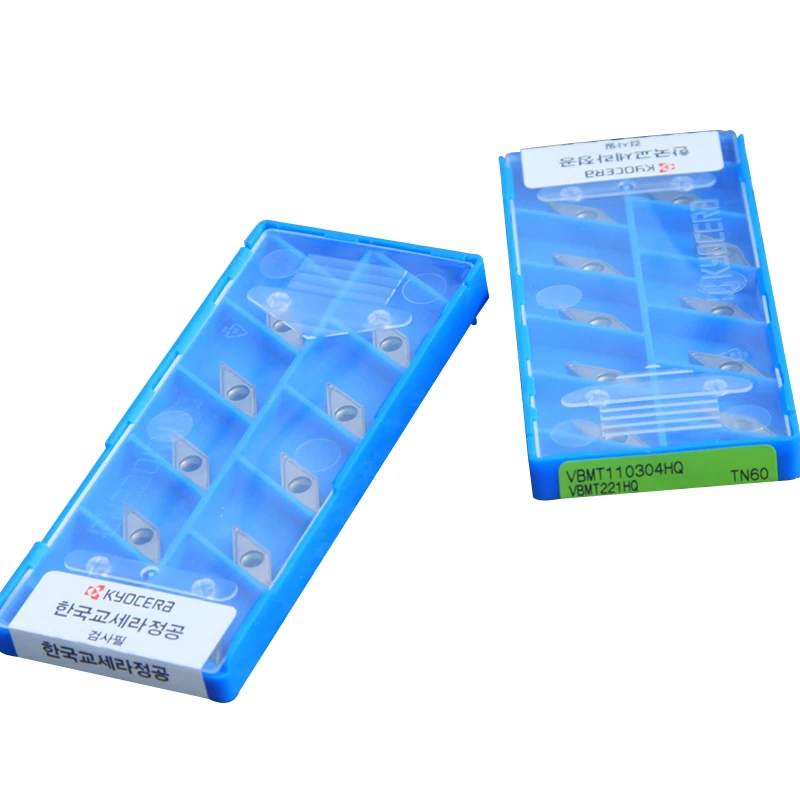 VBMT110304-HQ TN60 VBMT110308-HQ TN60 10 шт. VBMT160404-HQ Kyocera токарный станок с ЧПУ режущие инструменты ЧПУ твердосплавный режущий инструмент вставки