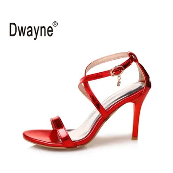 

Big Size Women's Shoe 4 Colors 9cm High Heels Summer Pumps Sandal Party Shoes For Women Wedding Shoes 171-58