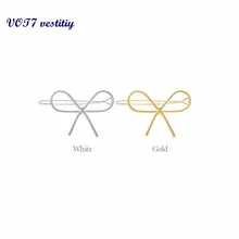 VOT7 vestitiy 2017 Factory wholesale Geometric Openwork Butterfly Hairpin Alloy Hair Clips Headdress Hair Accessories Oct 12