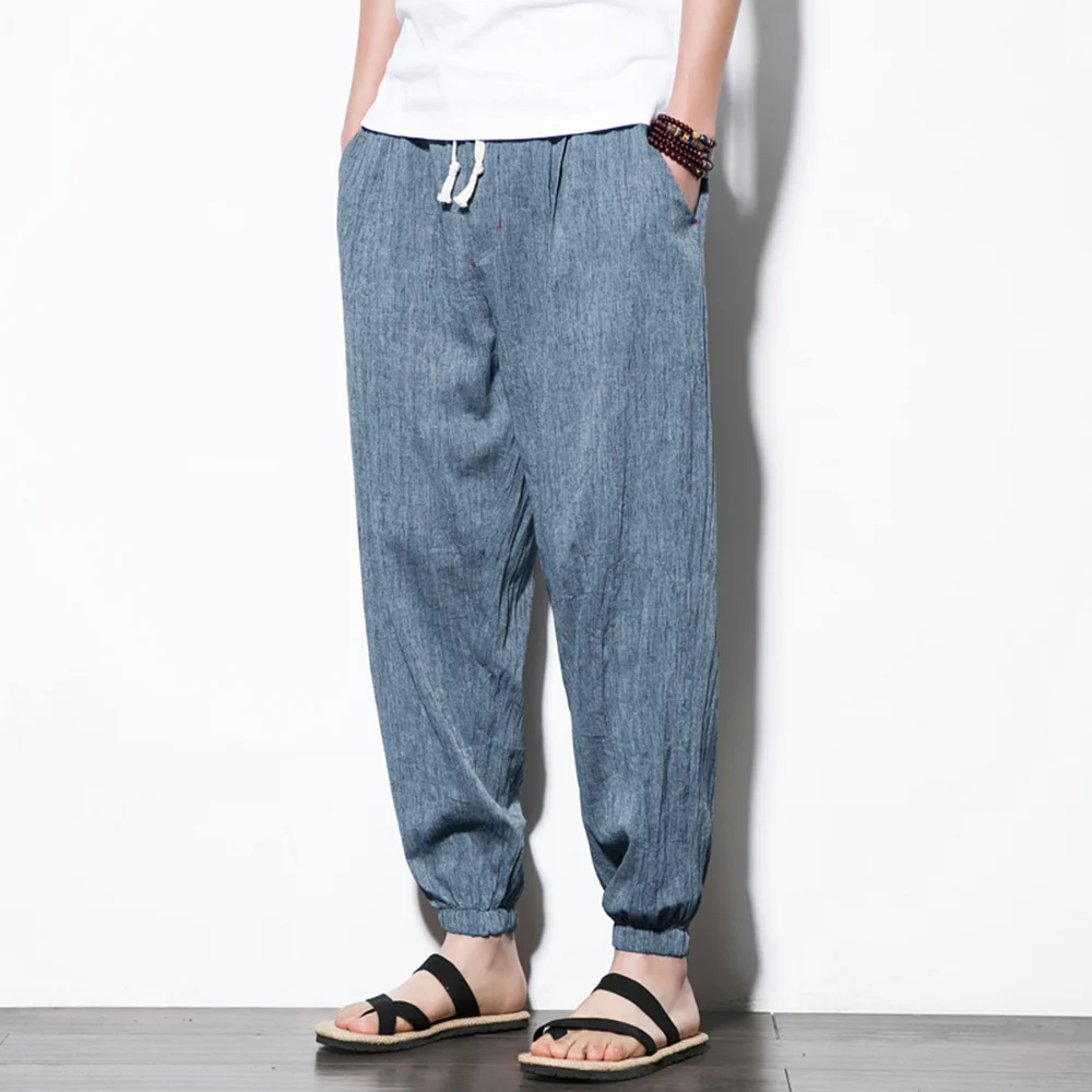 Baggy Loose Cotton Harem Pants мужские