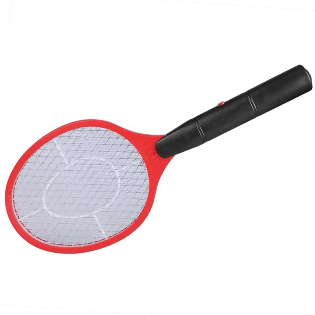 New Arrival Triple Nets House Fly Swatter Electric Pest Repeller Bug Zapper Racket Wireless Long Handle - Цвет: NO.1